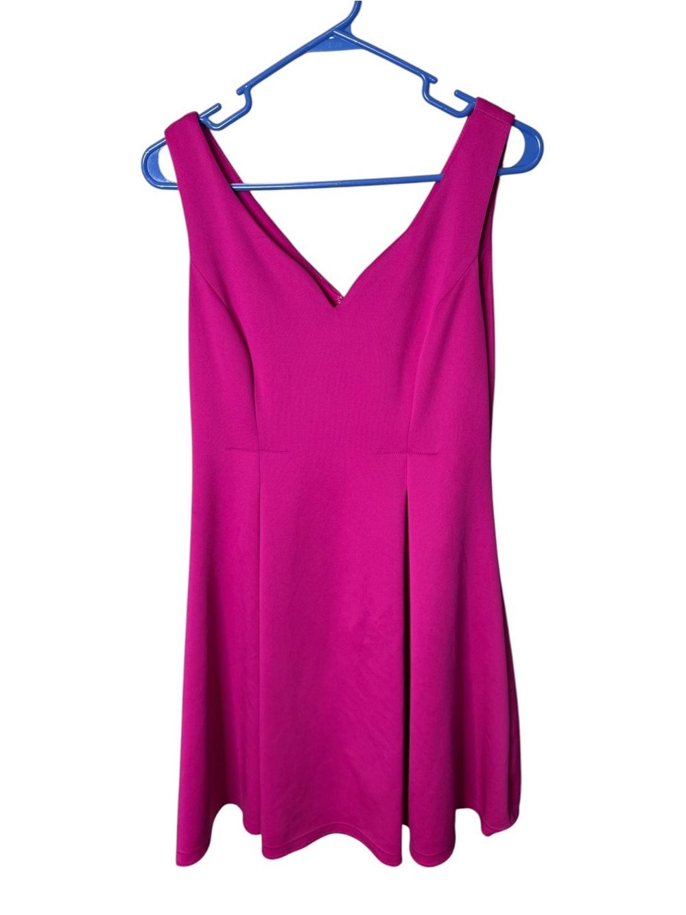 DKNY Fuchsia Pink Size 6 Sleeveless Fit and Flare Dress